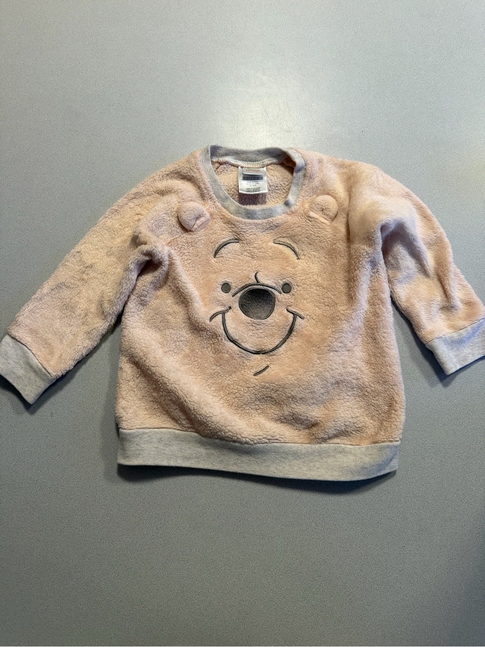Vintage Winnie the Pooh Face Baby Sweatshirt